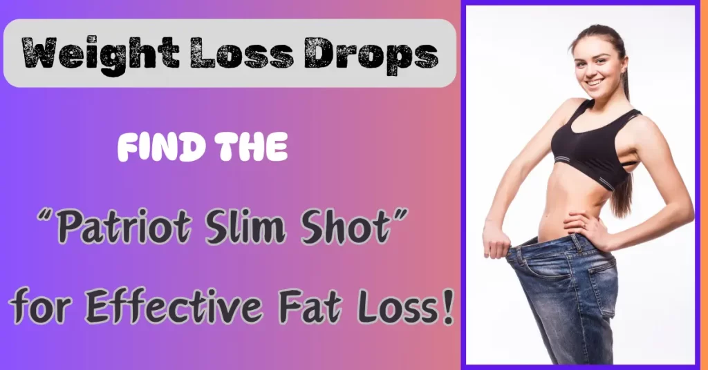 weight loss drops